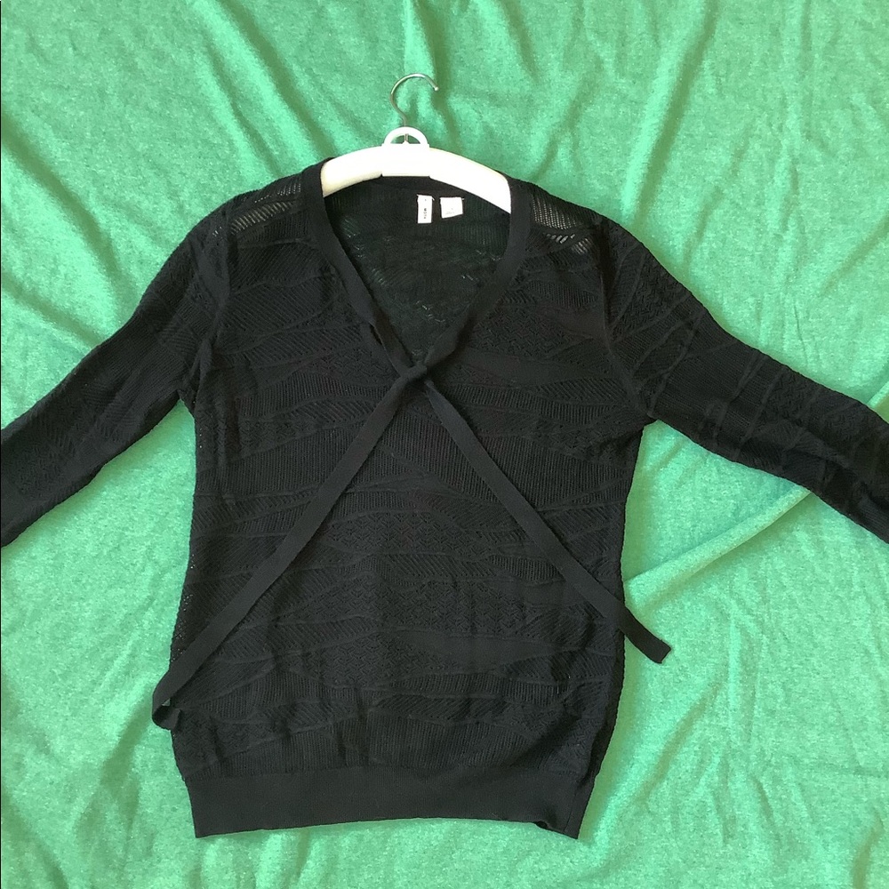 Anthropologie Moth tie neck sweater